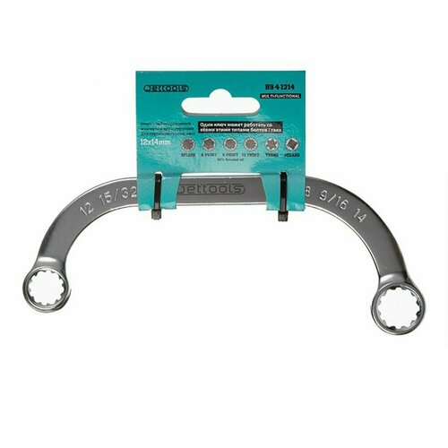 Ключ мульти-комбинированный изогнутый JETTOOLS12х14мм 924₽