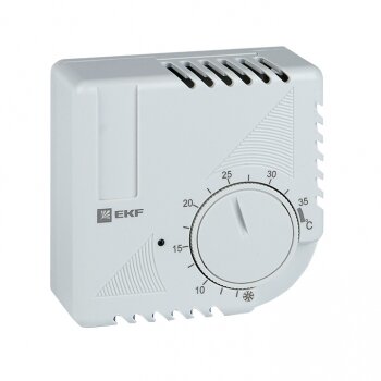 EKF Термостат NO/NC (охлаждение/обогрев) накладной 16A 230В IP20 EKF PROxima thermo-no-nc-wall