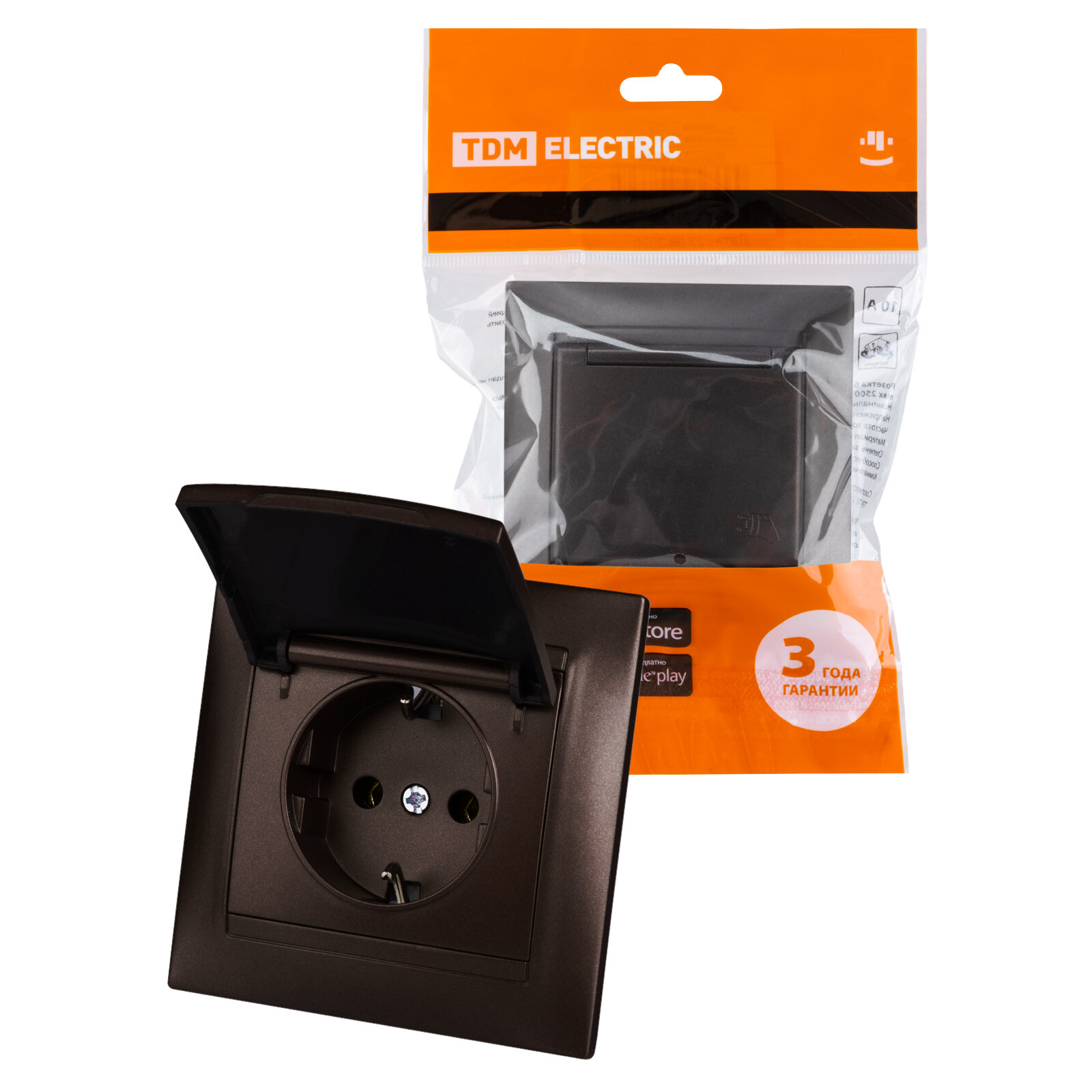 Розетка 2P+PE TDM Electric - фото №1