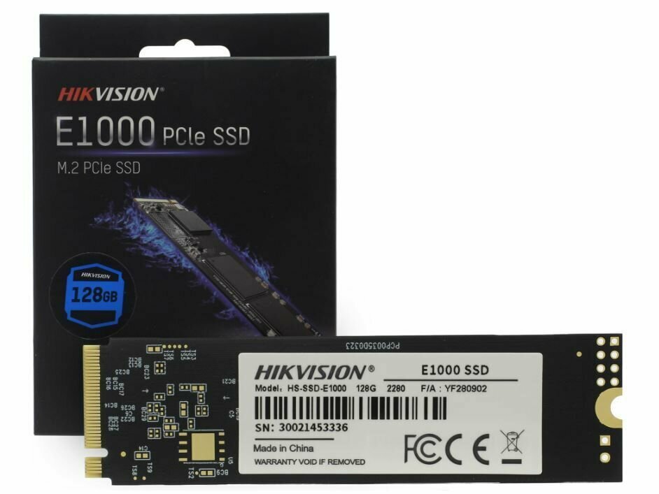 Накопитель SSD M.2 HIKVISION 128GB, PCI-E 3.0 x4, up to 990/650MBs, 3D TLC, NVMe, 22x80mm - фото №16