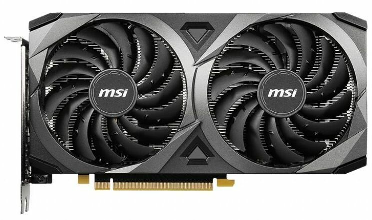 Видеокарта MSI RTX3050 VENTUS 2X XS 8GB OC GDDR6 128-bit DP HDMI DL-DVI-D 2FAN RTL