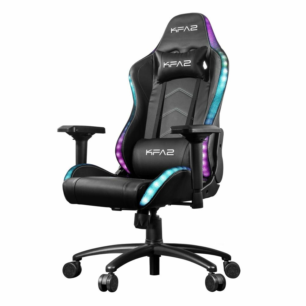 Игровое кресло KFA2 Gaming Chair 01 RGB SE Black With RGB remote control