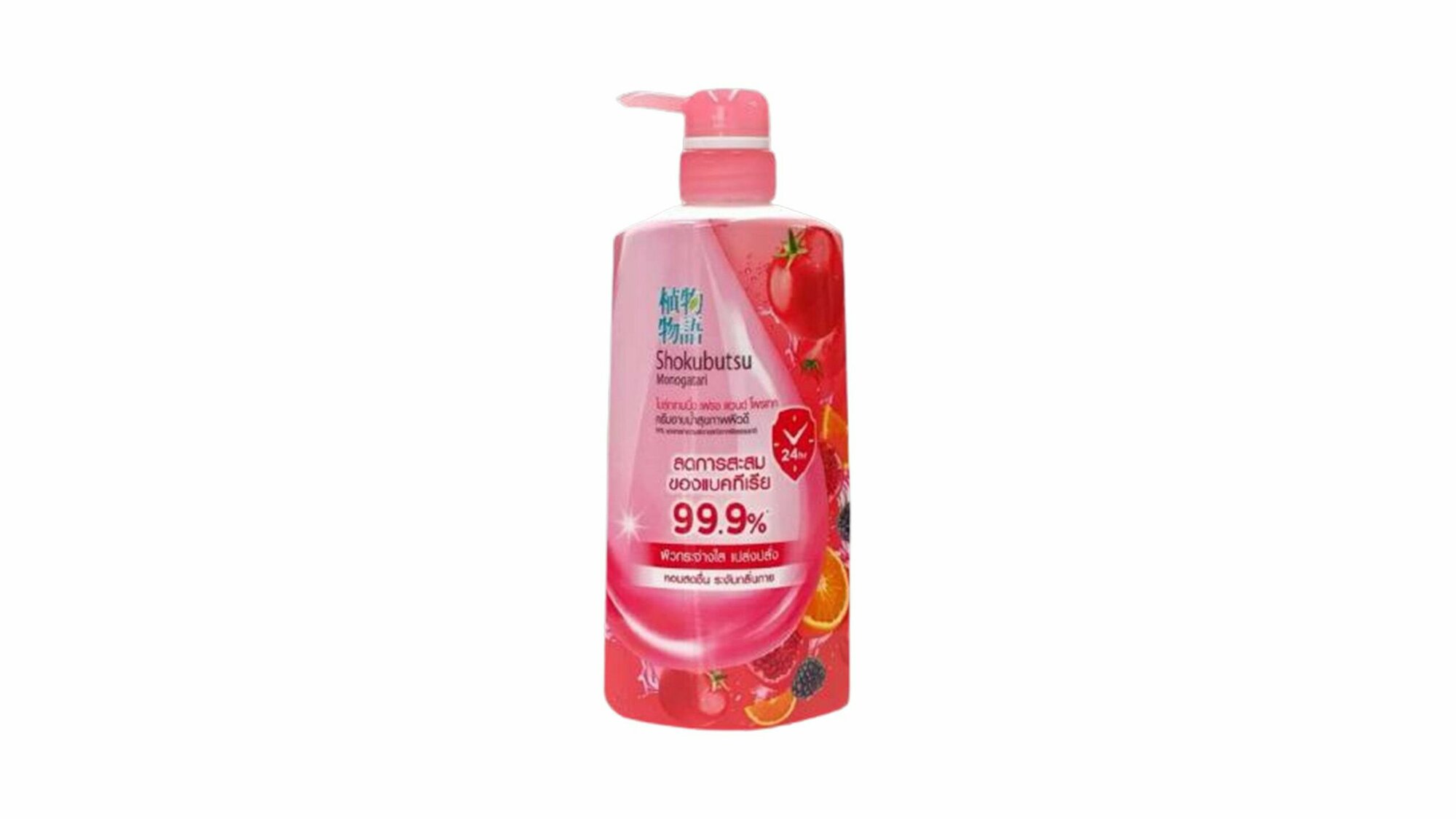 LION Shokubutsu Крем-гель для душа 450мл Brightening Fresh&Protect