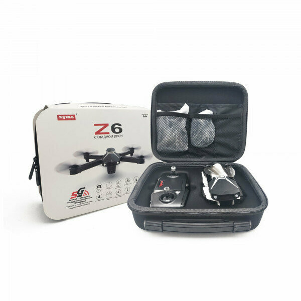 Радиоуправляемый квадрокоптер Syma Z6 с камерой 4K FPV GPS 24G с сумкой - SYMA-Z6-BAG