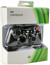 Беспроводной джойстик геймпад MyPads для игровой приставки Microsoft Xbox 360 Wireless Controller черный (NSF-00003)