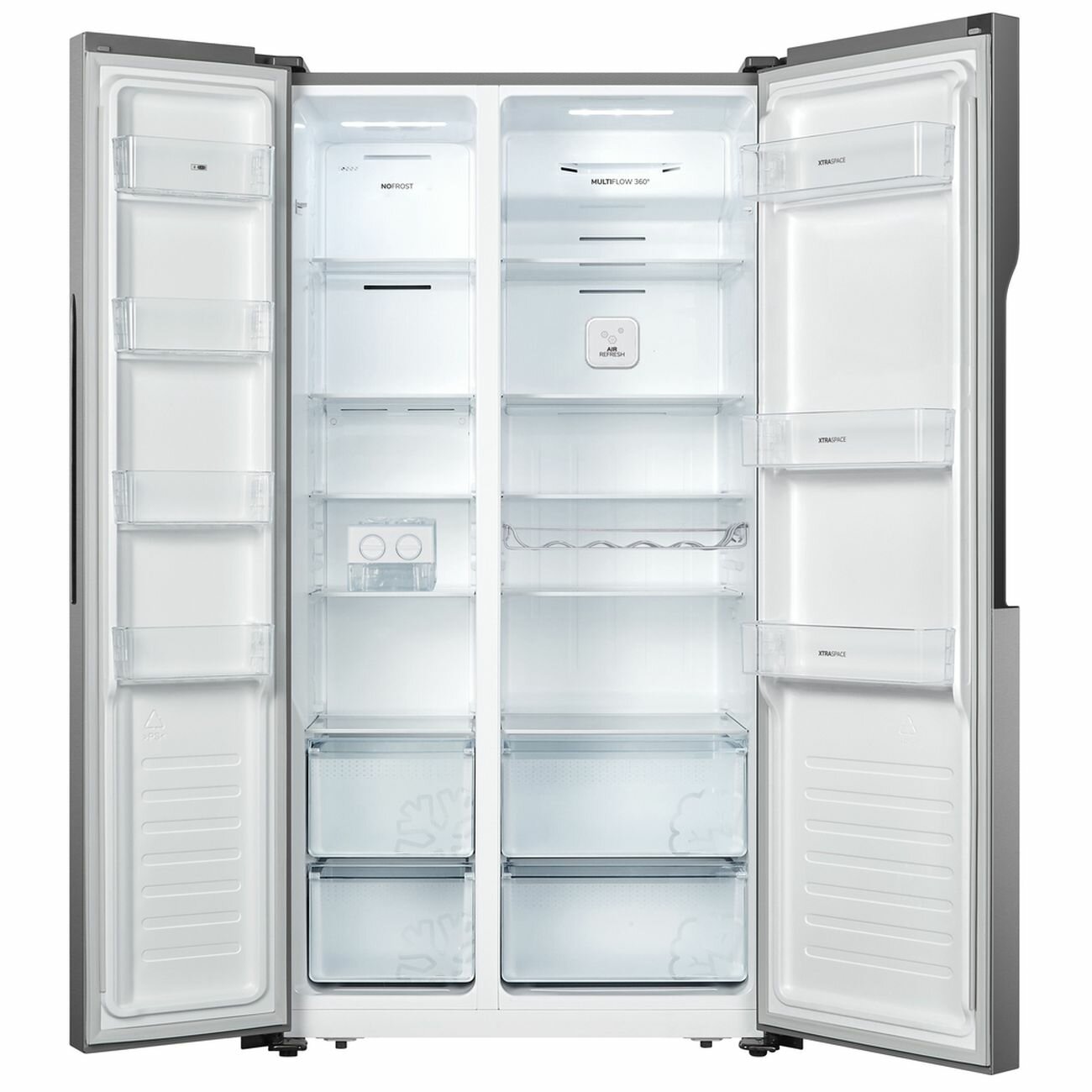 Холодильник (Side-by-Side) Gorenje NRS918FMX - фотография № 2