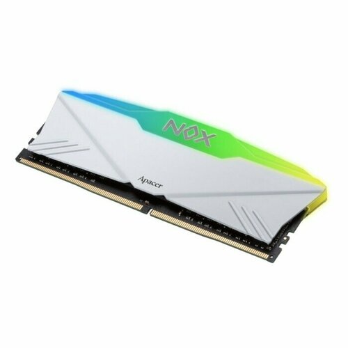 Apacer Модуль памяти Apacer DDR4 DIMM 16GB AH4U16G32C28YNWAA-1 C4-25600, 3200MHz, CL16, NOX RGB WHITE AURA2