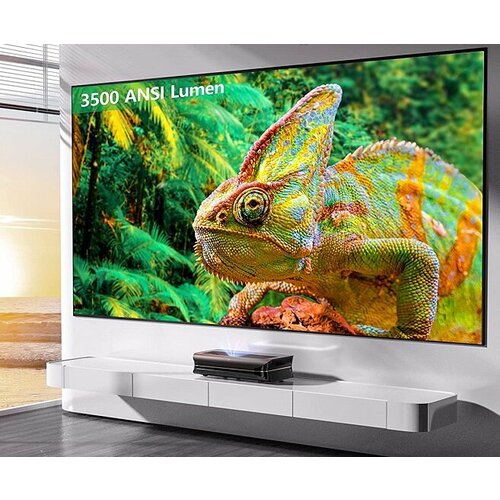Комплект ультракороткофокусный лазерный 4K проектор AWOL Vision LTV-3500 Pro в комплекте 120 ALR экран Black Code UST 05 64890000₽