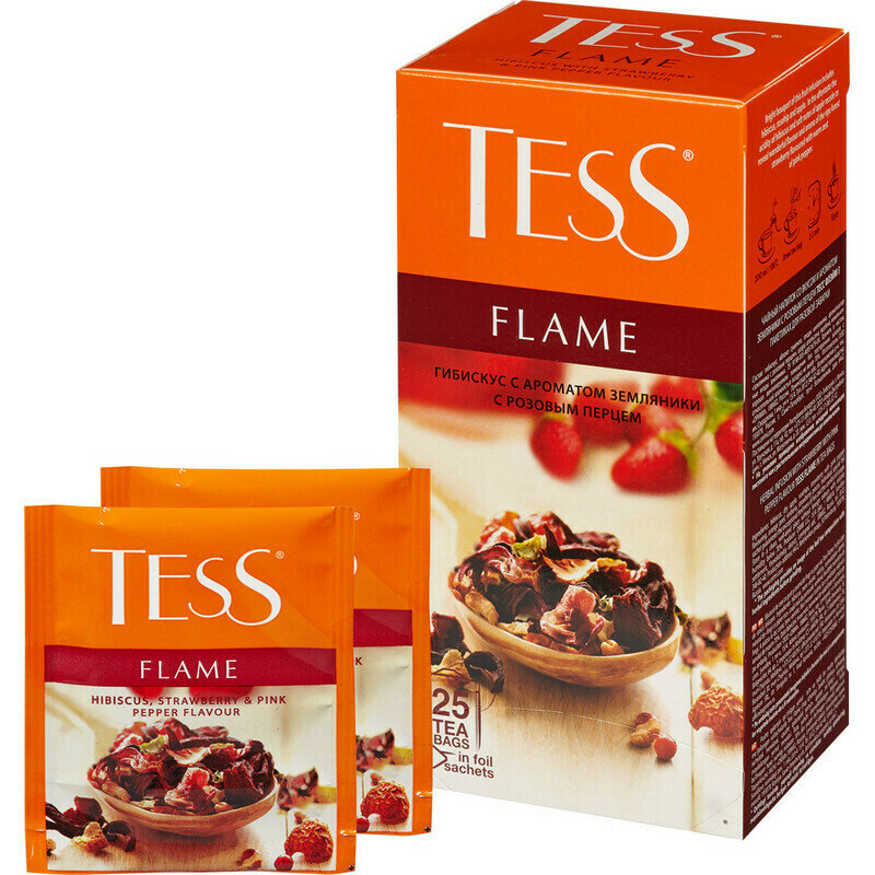 Чай в пакетиках Чай TESS FLAME фруктовы