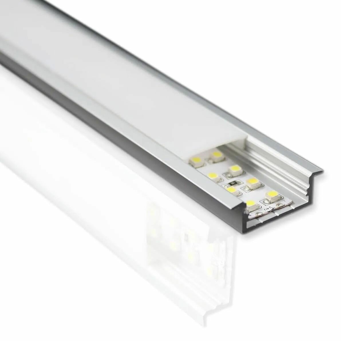 фото Профиль врезной для светодиодной ленты 22*6*1000 1м