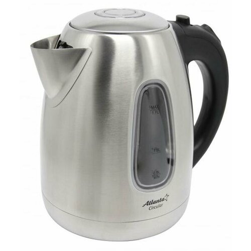 Чайник электрический ATLANTA ATH-2426 2200 Вт чёрный 17 л металлпластик 188700₽
