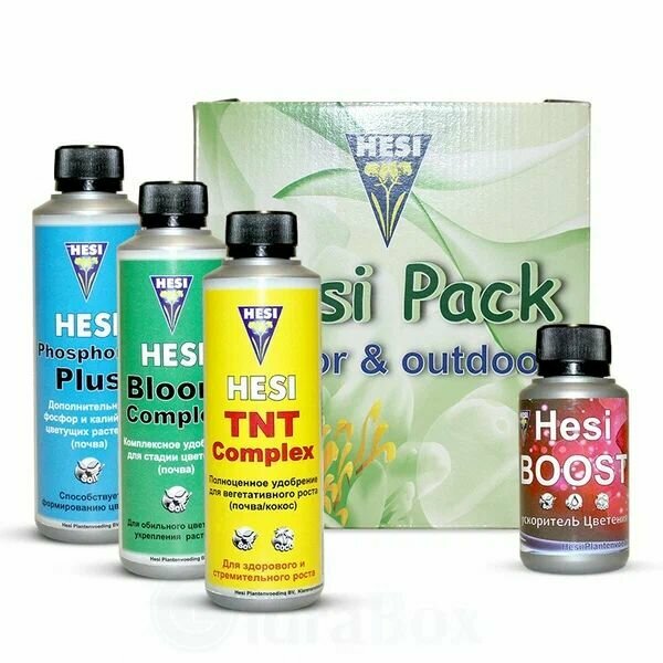 Hesi Pack Soil набор удобрений и стимуляторов 3x250мл + 1x100мл