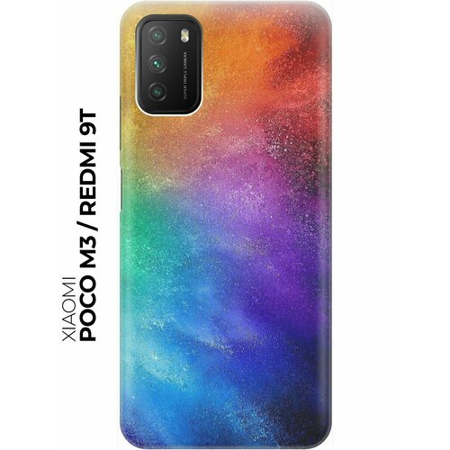 RE: PA Накладка Transparent для Xiaomi Poco M3 / Redmi 9T с принтом Торжество красок re pa накладка transparent для xiaomi poco m3 redmi 9t с принтом разноцветные капли красок