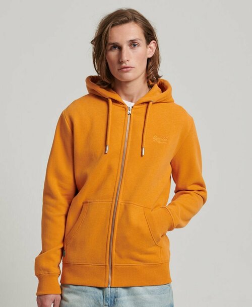 Толстовка Superdry, размер XL, желтый, оранжевый