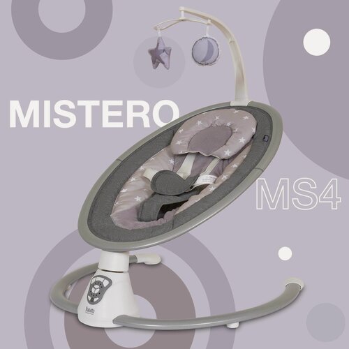 Изображение товара Электрокачели для новорожденного Nuovita Mistero MS4 (Серая звезда)