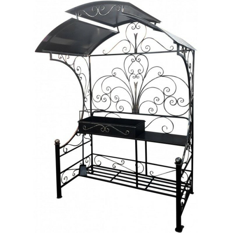 Кованый мангал с крышей  Роял 