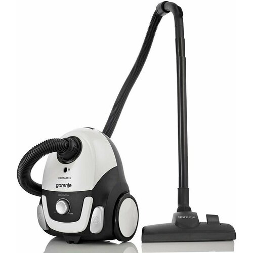 Пылесос GORENJE VC1411CXW 1200 Вт с мешком для пыли 2 л авто смоткой шнура и прорезиненными колёсиками белый 539000₽