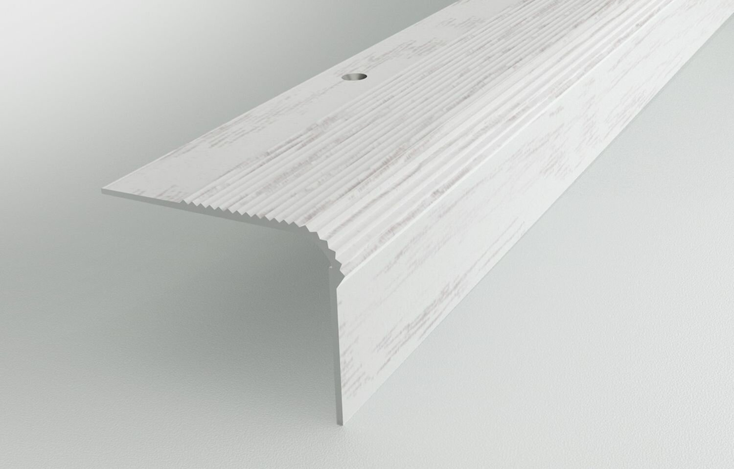 Порог алюминиевый угловой ЛУКА 54х418 мм береза (ПУ 02.900. R174)