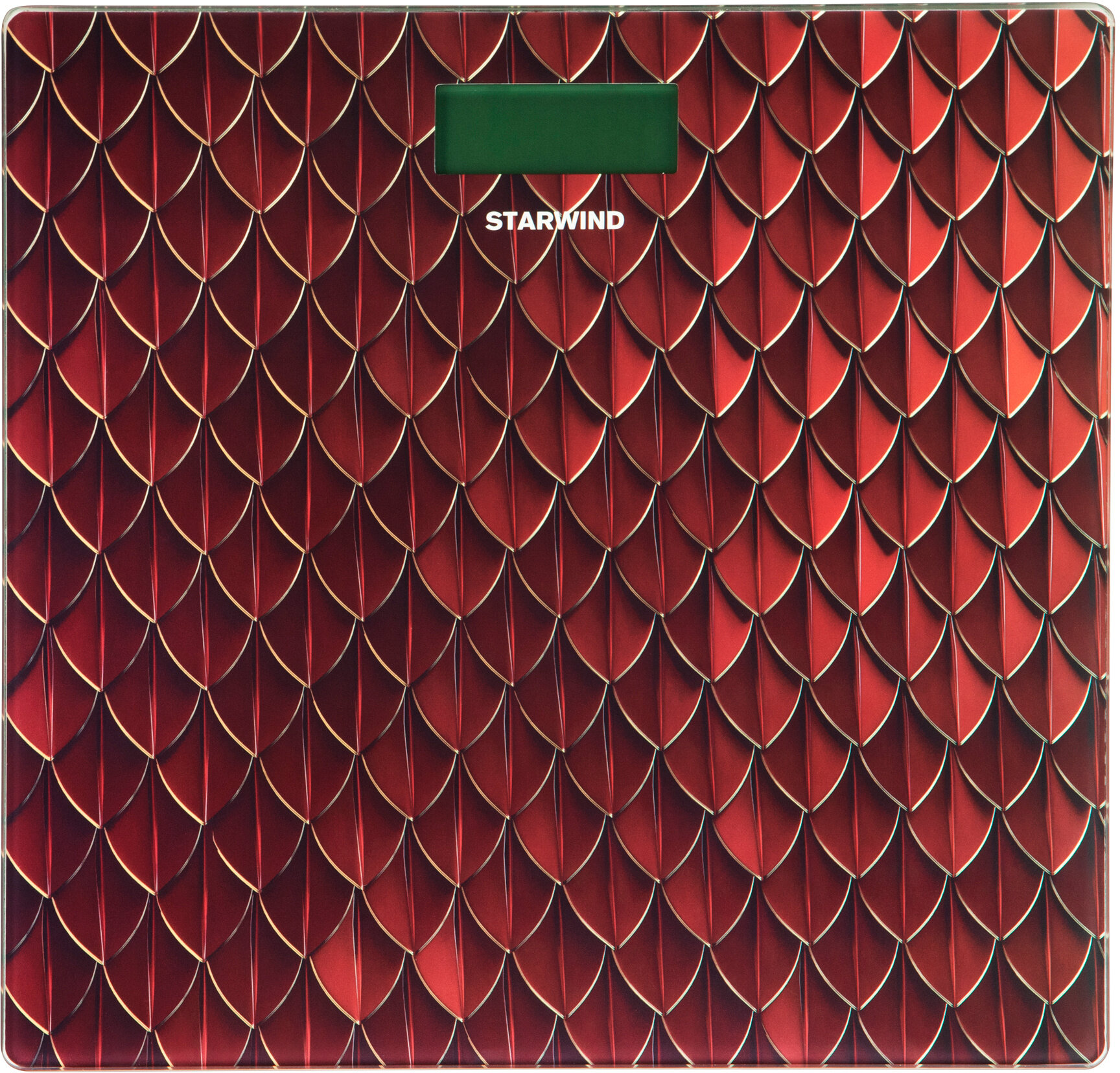 фото Весы напольные электронные Starwind SSP6035 макс.180кг рисунок/красный