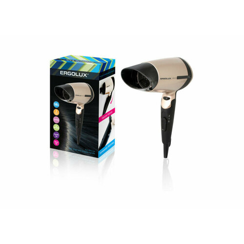 Фен ERGOLUX ELX-HD02-C64 черныйзолото 133900₽