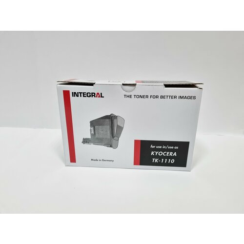 Тонер-картридж Integral TK-1110 черный, для Kyocera тонер картридж kyocera tk 1110 fs1040 1020 1120 оригинальный ресурс 2500 стр 1t02m50nx1