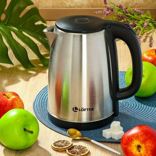 Чайник электрический Lofter A012 18 л 1500 Вт скрытый нагревательный элемент матовый металл 167200₽