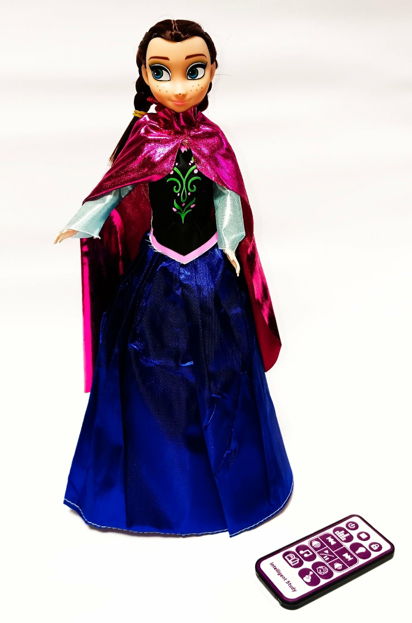 Интерактивная кукла Disney Frozen Анна, поет, читает сказки, танцует