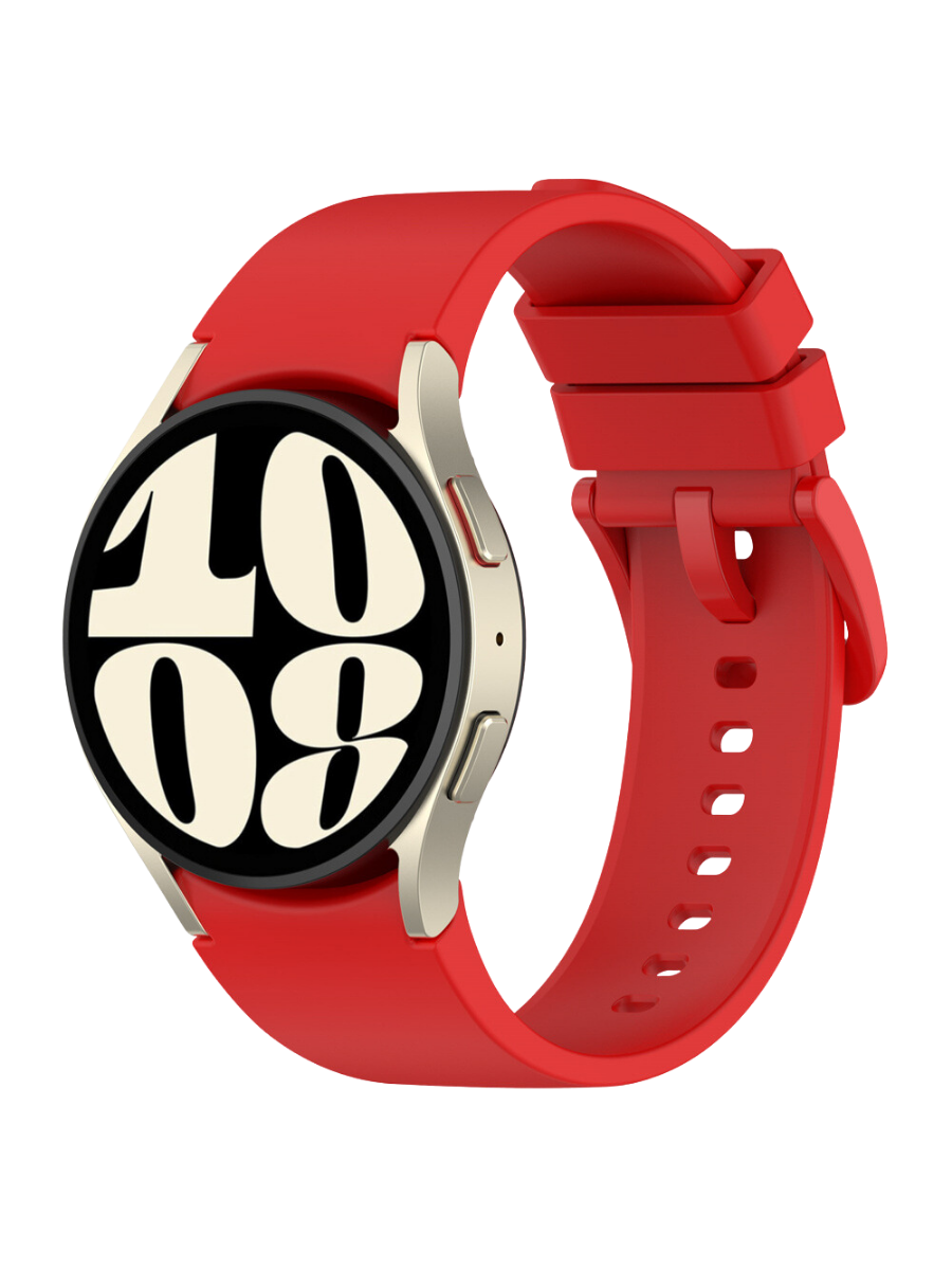 Ремешок для часов Samsung Galaxy Watch 4 5 6 Classic Pro 40 42 43 44 45 46 47 мм mm розовый