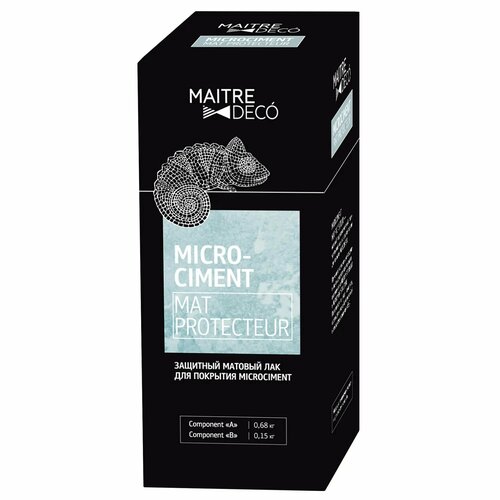 Защитный лак Maitre Deco Microciment Protecteur 2 компонента 0.83 кг