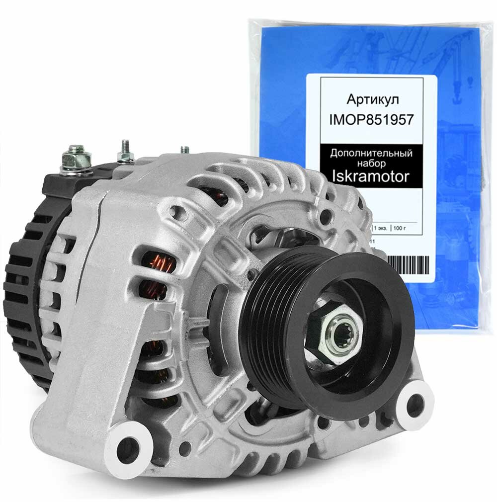 Генератор MAHLE MG543 AAK5724 для Steyr WD615, CNHTC SINOTRUK Howo, HANIA, Beifan Benchi, Shaanxi, аналог VG1560090011, 28В, 55A (IMA303592) — фото 3