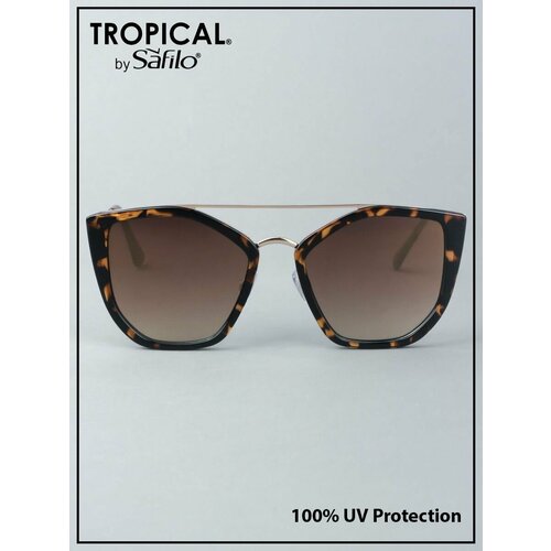фото Солнцезащитные очки tropical by safilo br242, оправа: пластик, с защитой от уф, для женщин, золотой