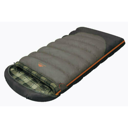 фото Спальный мешок alexika siberia wide plus одеяло, серый, левая