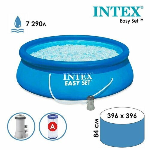 Бассейн Intex Easy Set 396х84 см + фильтр и насос 220В (28142)