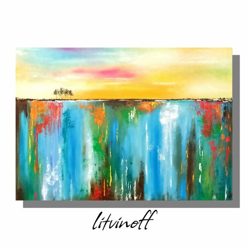 Картина маслом. Закат