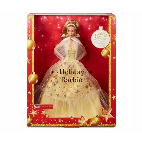 Кукла Barbie Mattel Signature 2023 HJX06 кукла барби holiday блондинка золотое платье