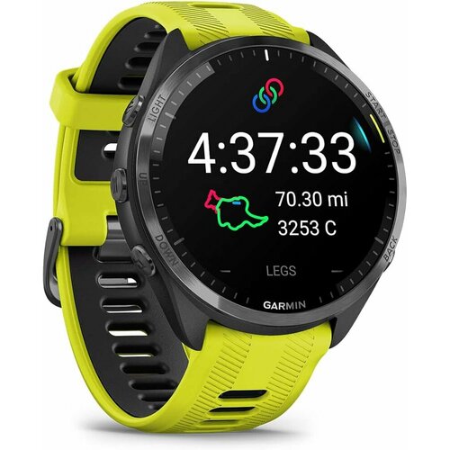 Умные часы Garmin Forerunner 965 Amoled Black wt Yellow Band 75799₽