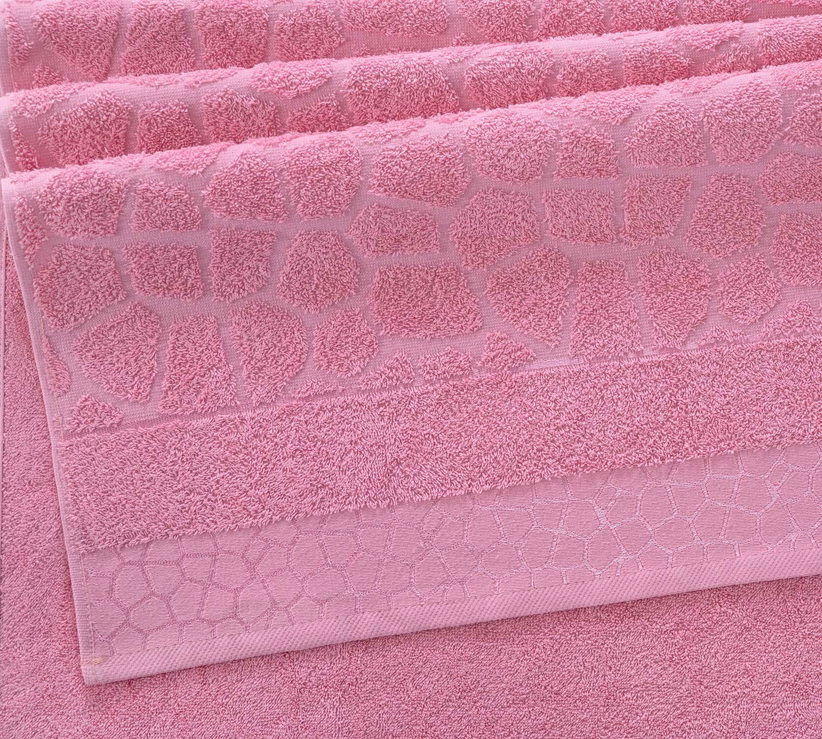 Полотенце Махровое "Феерия ярко-розовый" 70х130 плотность 400 г/м2