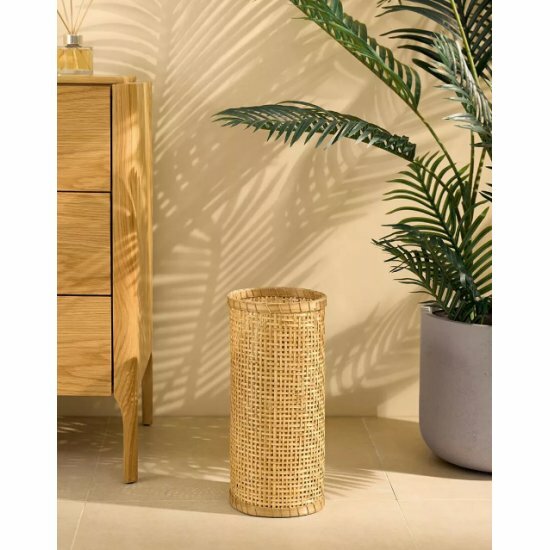 фото Бамбуковая корзина для белья Arya Home Arya Perla 18x18x40