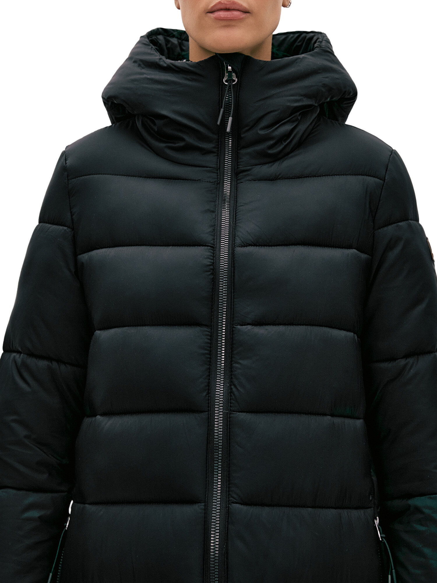 Куртка Lumberjack HOODIE PUFFA PADDED PARKA, размер 42, черный — фото 1