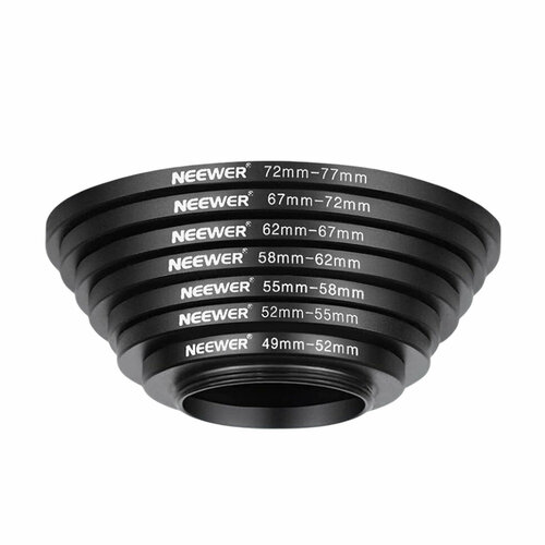 Комплект переходных колец Neewer Step-Up Adapter Ring 7шт 1190₽