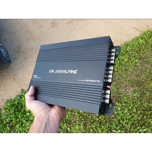 Усилитель звука автомобильный 4 канальный для сабвуфера для колонок 4500₽