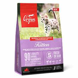 Сухой беззерновой корм для котят Orijen Kitten 1,8кг.