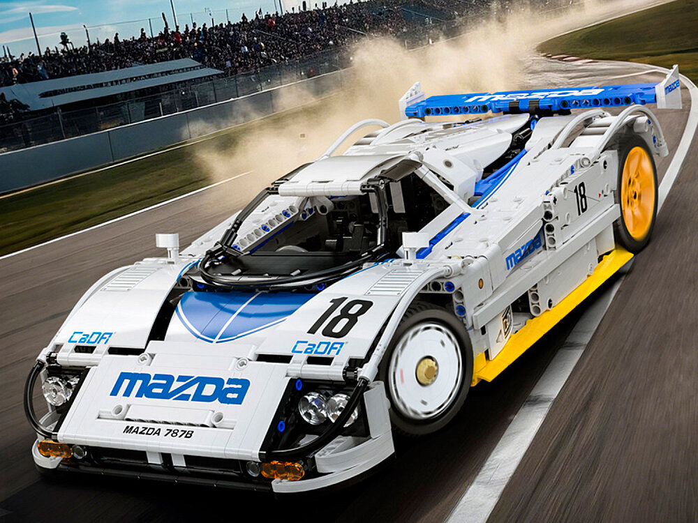 Конструктор CaDA C63007W Конструктор Автобомиль Mazda 787B 1:10