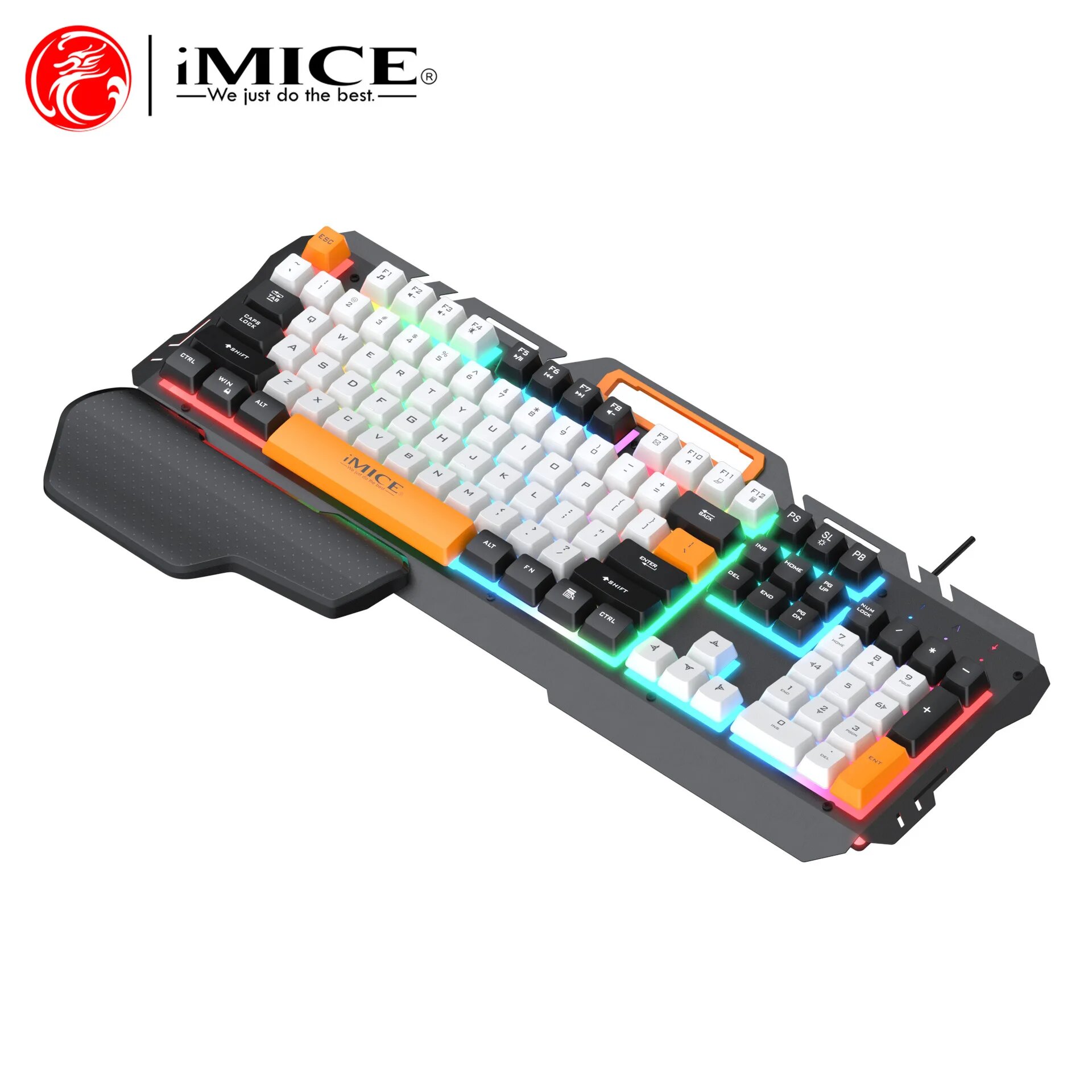 Игровая клавиатура Xunfox K82 с подсветкой, механическая, полноразмерная