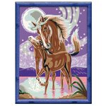 Ravensburger Картина по номерам "Две лошадки" 18х24 см (28087) - изображение