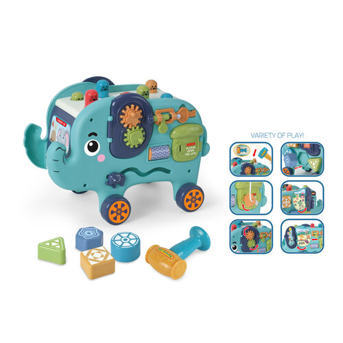 Развивающая игрушка JUNCA Слоник FCJ0734354, голубой