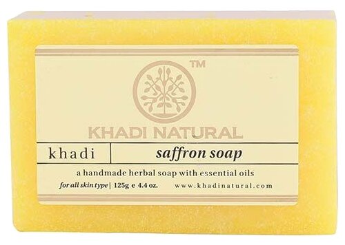 Khadi Natural Мыло кусковое Saffron soap