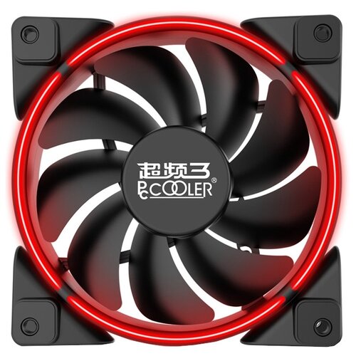PCCooler Вентилятор CORONA RED 120x120x25 мм (PWM, 40шт./кор, пит. от мат.платы и БП, 800-1800 об/мин) Retail