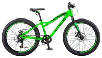 Подростковый горный (MTB) велосипед STELS Adrenalin MD 24 V010 (2019) неоновый-лайм 13.5" (требует ф