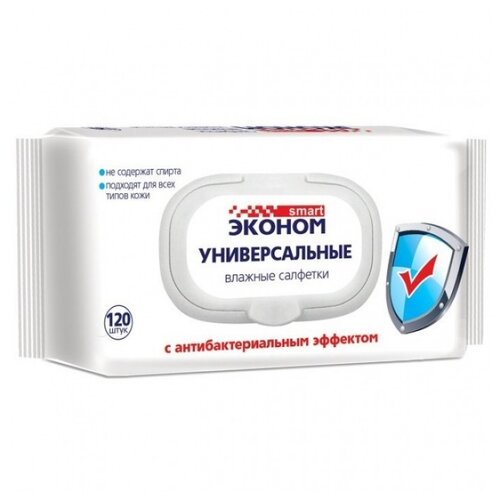 фото Влажные салфетки эконом smart
